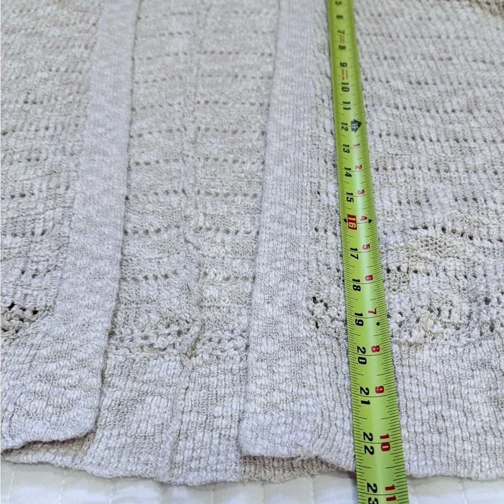 American Eagle Women’s Open-Front Cardigan Cream Sz XS-S - Picture 3 of 4